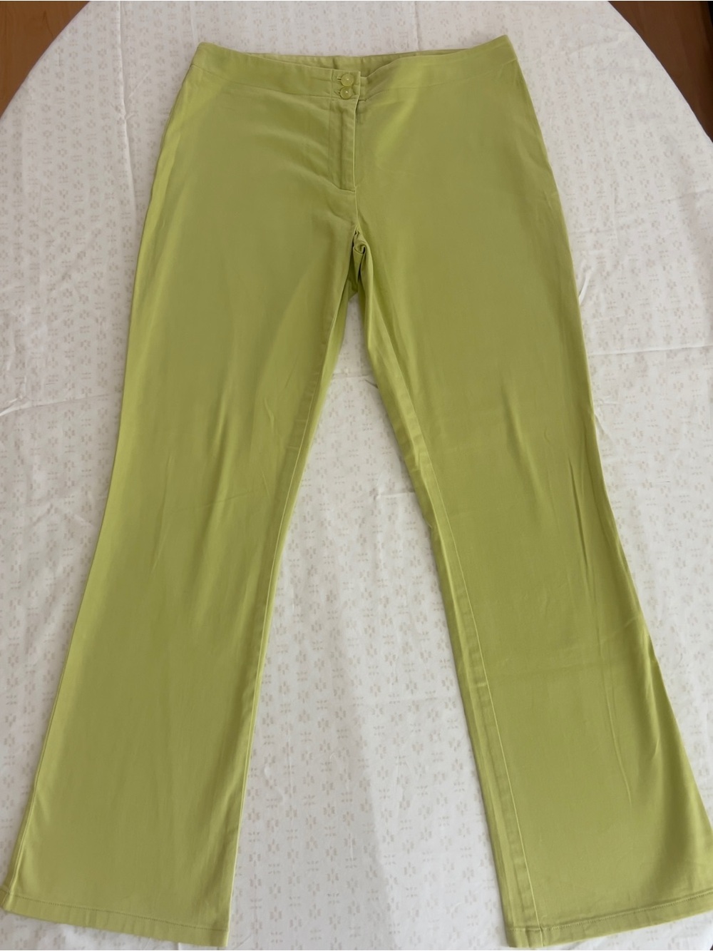 CJ Laing Women's Lime Green Bootcut Ankle Jeans